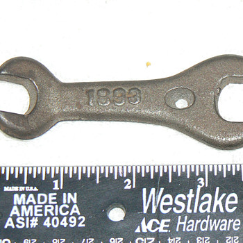 "1893" Wrench - Tools and Hardware