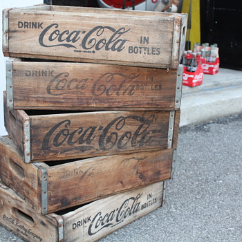 Wooden Coca Cola Crates
