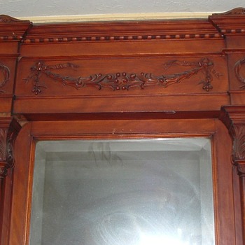 Very large 9' Architecural Entryway Mirror - Furniture