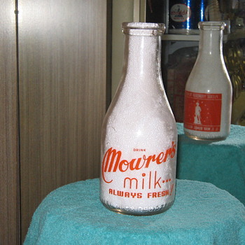 Mowrers Dairy - Mowrer's Dairy. Bethlehem Pa. - Bottles