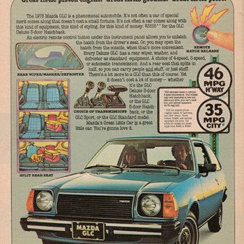 1978 Mazda Advertisement