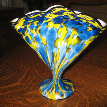 Franz Welz fan vases - Art Glass