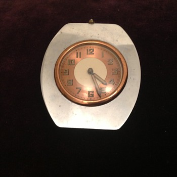 Antique French Art Deco French car? clock ca. 20's-30's. - Clocks
