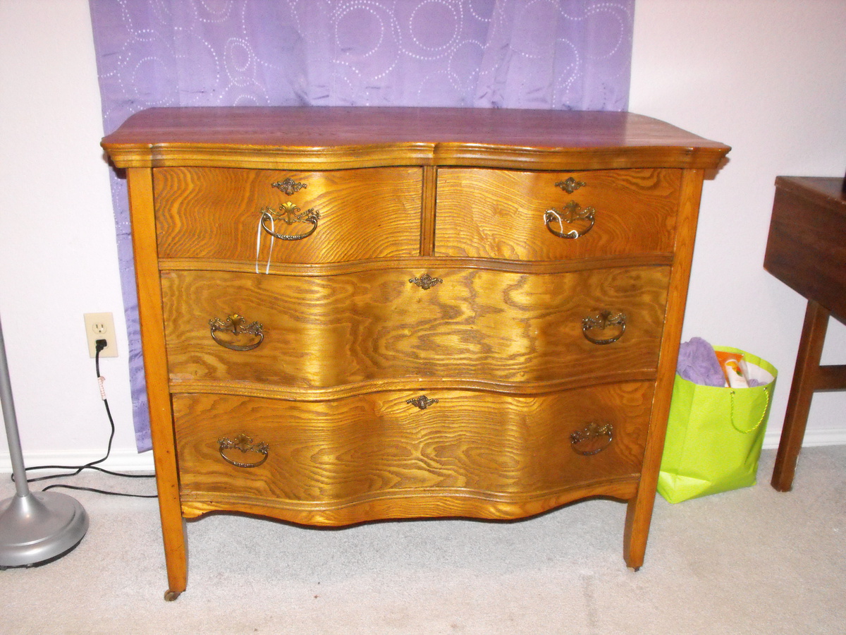 Old Dresser with Wooden Casters Collectors Weekly