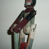 Monkey Climbs a Pole Folk Art Handmade Toy Collection Jim Linderman
