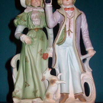 "Occupied Japan" bisque Figurine  - Art Pottery