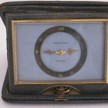 American Waltham 8-Day Travel Clock