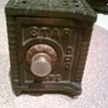 Cast Iron "Star" Childs Coin Safe