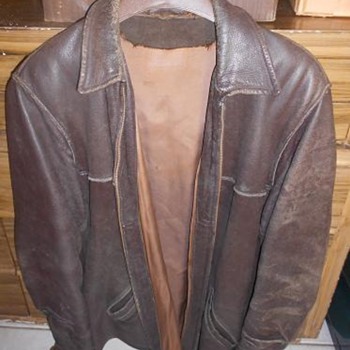 Vintage - 60's/70's Men's Leather Jacket with Talon Zipper -  - Mens Clothing