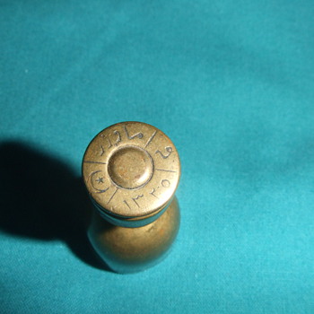 Trench art goblet or vase