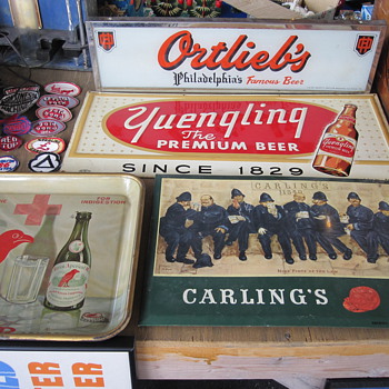 Pennsylvania Beer Signs - Yuengling and Ortliebs