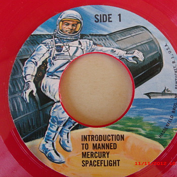 Two 1966 G.I. Joe Space Capsule 45rpm's 