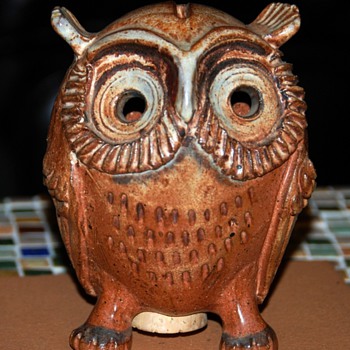 Pottery Owl Bank - by Dr. Harold Mantz 