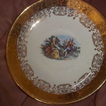 Great-Uncle's Crest-O-Gold Salad Plates