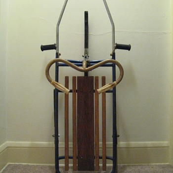 1920s ABERCROMBIE AND FITCH CO. NEW YORK SLED MADE IN GERMANY
