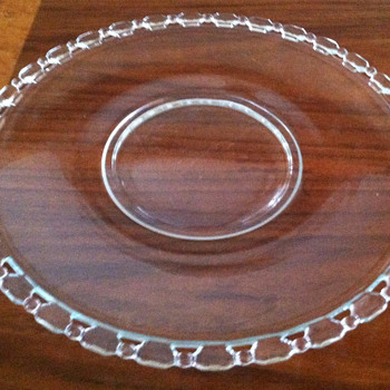 Cake plate ??? - Glassware