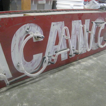 1950's Neon VACANCY MOTEL sign 2-sided - Signs