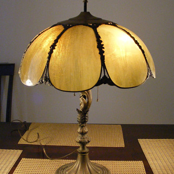 Art Nouveau Metal Table Lamp...ID? - Lamps