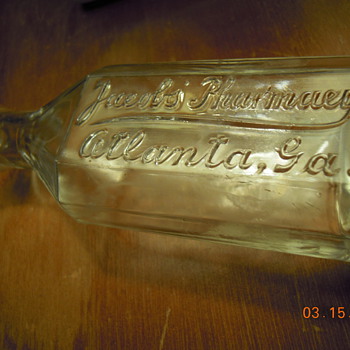Jacobs' Pharmacy Bottle c. 1900