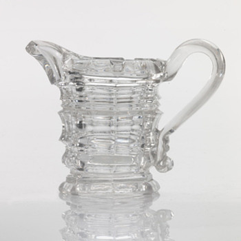 Pressed Glass Creamer - Glassware