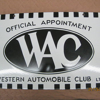 Western Automobile Club - Petroliana