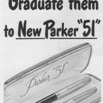 1951 - Parker "51" Pen/Pencil Sets Advertisement