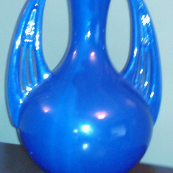 Cobalt Blue Vase - Art Pottery