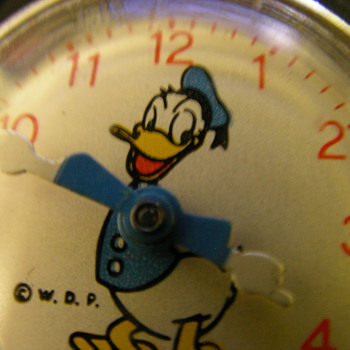 1955 Donald Duck Wristwatch by US Time - Wristwatches