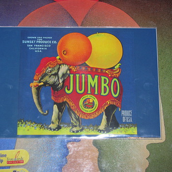 Jumbo Fruit Label