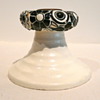 POWOLNY - GMUNDNER KERAMIK AUSTRIA WW CANDLESTICK 1910