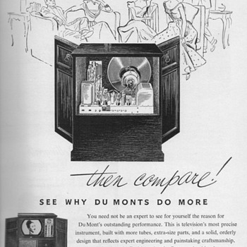 1951 - DuMont Television Advertisement