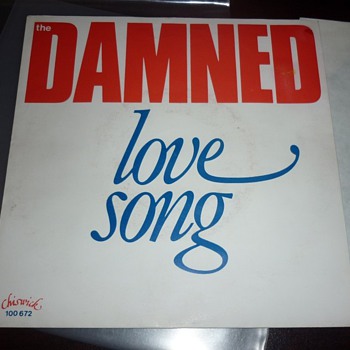 Damned , some import pic sleeve 45s