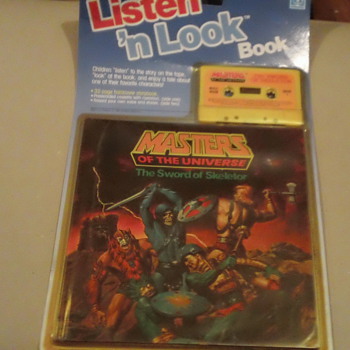 VINTAGE 1985 LISTEN 'N LOOK MASTERS OF THE UNIVERSE SEAL & MINT - Books