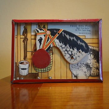 FEED BAG PUZZLE - USA / DATES 1930's-1940's