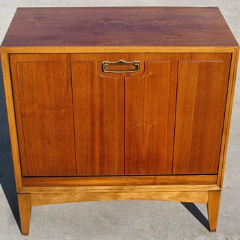 Danish Modern Style Lane Record Cabinet.
