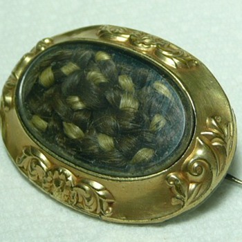 Family Victorian Woven Hair Pin - Victorian Era