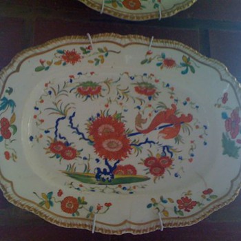 Chrysanthemum and Dragon Dish