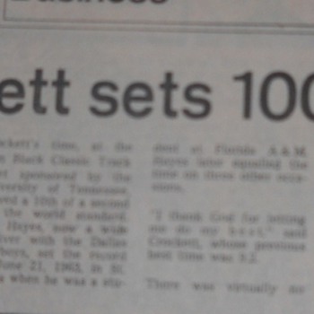 Ivory Crockett - The World's Fastest Man!