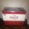 Vintage coke fridge. :-)