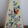 URANIUM/VASELINE MILK GLASS VASE
