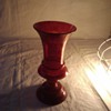 Old red glass this looks like it should be in a museum