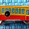 Antique Tin Trolley Toy