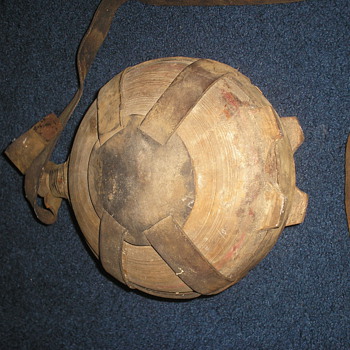 Hand Carved Civil War Canteen