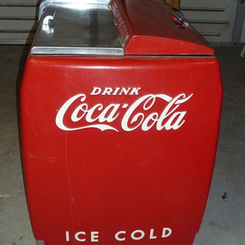 coca cola deli cooler L 72"x H 36"x W 26" .