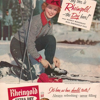 1955 Rheingold Lager Advertisement 4 - Advertising