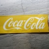 1951 Canadian Yellow Coca Cola Sign