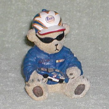 Rusty Wallace NASCAR Bear Figurine