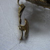 goldtone clip earrings