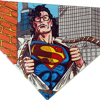 Superman Pop Art by Steve Kaufman