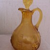 Amber colored cruet
